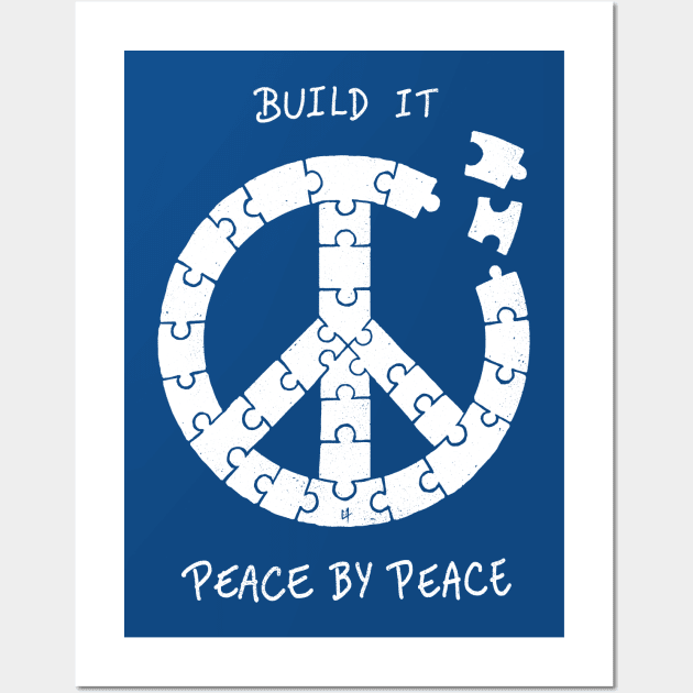 Peace By Peace Wall Art by c0y0te7